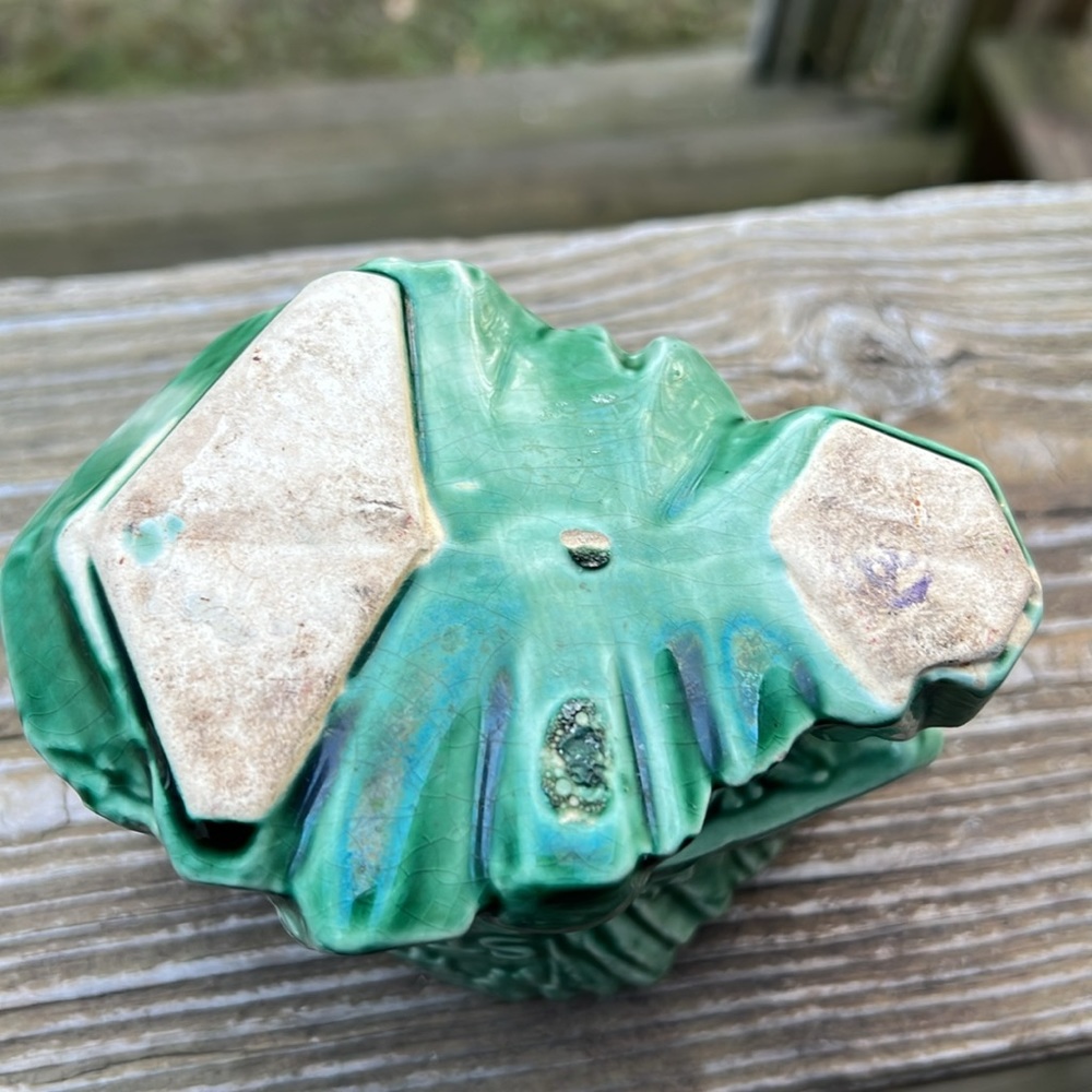 VTG McCoy Design Green Pottery Planter - Picture 8 of 10